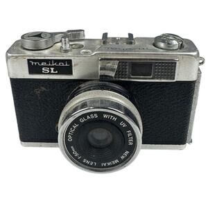 Meikai SL 35mm Film Camera with 50mm Lens – Vintage Japan – For Parts or Repair